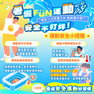 運動安全防護圖卡